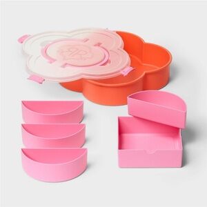 Roller Rabbit x Target - snacklebox snack box coral/pink - NWT